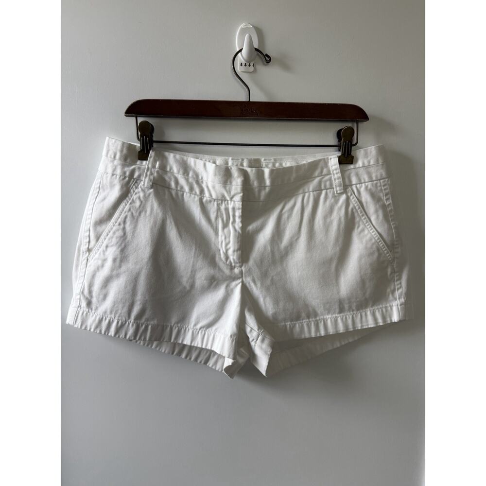J.Crew Chino Shorts Women’s Size 8 White Casual Summer